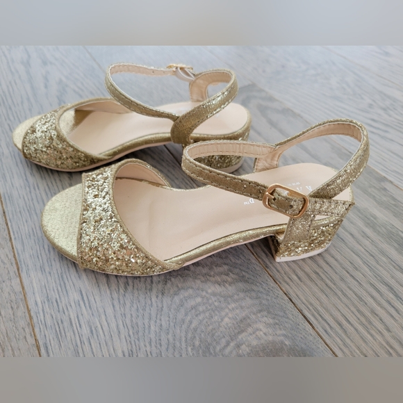 Kailee P. Glitter Block Heel - Gold - Picture 3 of 3